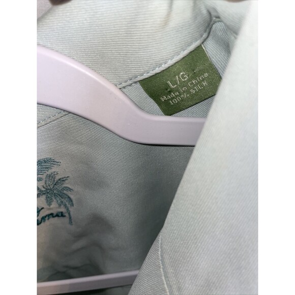 Tommy Bahama Casual Shirt Men’s Size Large Mint Green Short Sleeve Button Up - Picture 3 of 12